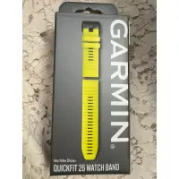 在飛比找蝦皮購物優惠-Garmin原廠26mm快拆錶帶～螢光黃