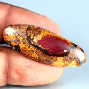 24.32 ct Remarkable Fancy (37 x 14 mm) Multi Australian Koroit Boulder Opal