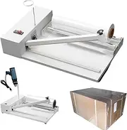 PE POF Films Shrink Sealer 24inch/60cm Manual Heat Sealer Machine, Shrink Wrap Bag Sealers Heavy Duty Sealing Machine w/Heating Gun