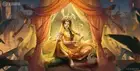 Anime 3q studio drawing women brunette long hair braids Play Gaming Mat Desk