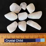 Tumbled Stones: Rainbow Moonstone, White Labradorite with or w/o Schiller (MST18
