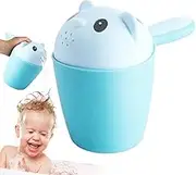 Baby Bath Rinse Cup | Ergonomic Handle Shampoo Rinse Cup Cute Waterfall Bath Rinser,Wash Hair Cup Shampoo Scoops Sprinkler Bath Water Bailer for Washing Hair Bathing