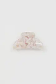 Pink Plastic Claw Clip