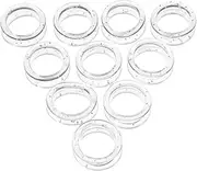 12pcs Silicone Scissors Finger Rings for Dog Grooming Shears Versatile Thumb Inserts for Secure Grip and Control Pet Grooming and Hairdressing Tools