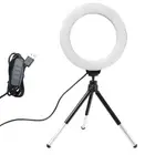 6Inch Ring Light with Tripod Led Bright Ring Lamp Light Rim Song Lighting for Ph