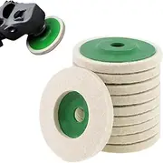 EZONEDEAL Wool Polishing Pads for Angle Grinder - Buffing Wheels, Wear-Resistant Grinding Discs (2.2CM Diameter)