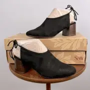 Sofft Lenora new women’s black suede tie back bootie