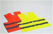 Leina 13103 Breakdown Warning Vest Polyester Inside Bag for Warning Vests, Yellow