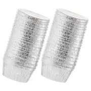 40 Pcs Bakery Mold Small Cup Cups Bozai Cake Tin Foil Baking Pans