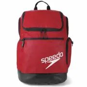 Speedo Teamster 2.0 Rucksack 35L, Teamster Backpack Red, Swim Bag, Swimming Back