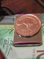 Australian Half Penny Money Clip: Choose the Year