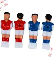GANAZONO 4pcs Football Player Replacement for Table Soccer Durable Tabletop Foosball Men for Football Games