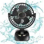 Portable USB Rechargeable Mini Cooling Fan Clip On Desk Baby Stroller Cooler