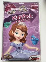 Disney Sofia The First Play Pack Grab & Go Book To Color (Brand New)
