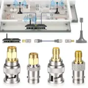 SMA to BNC Connectors Kit 4 PCS Male Female RF Coax Coaxial Adapter Converter