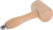 MINAOLULUS Wooden Leather Carving Mallet Durable DIY Tool for Intricate Designs Comfortable Grip Shock Resistant for Leather Projects for Crafts and DIY