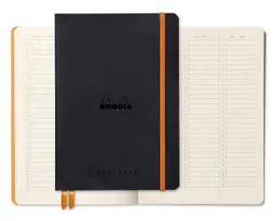 法國 RHODIA Goalbook 子彈筆記本/ 軟殼/ 方點/ Black