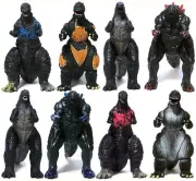 Set Of 8 Godzilla Toys Movable Joint Birthday Kids Gift 2021 Action Figures