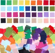 4800 Sheets Tissue Paper Squares, 1 Inch Art Rainbow Tissue Paper Bulk Mosaic Sq