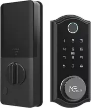 Keyless Entry Door Lock, NGTeco Smart Deadbolt with Bluetooth, Biometric Fingerp