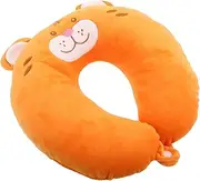 iplusmile U Shaped Travel Neck Pillow for Cars and Airplanes Cute Tiger Design Lightweight Support for Head and Chin for Napping and Resting During Journeys
