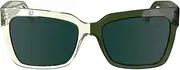 [Calvin Klein Jeans] Calvin Klein Women's Sunglasses, Crystal to Green, One size