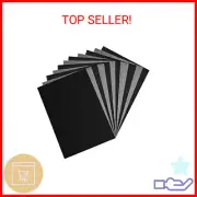 Longtereen 100 Sheets Carbon Paper, Black Graphite Paper for Tracing Patterns on