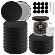 oui yogurt jar lids metal 12 pack oui lids black lids with gasket for yoplai