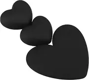 3pcs Resin Flat Back Charms for Charging Cable DIY Adorable Heart Shape Matte Case Decals