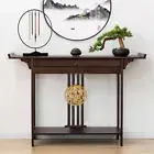 2 Tiers Console Table Entry Hallway Table Drawer Design Sofa Side Display Shelf