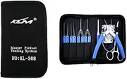 FUNIN Locksmith Broken Key Extractor Tools Kit,Home Broken Key Remove Needle (Klom Kit)