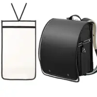 在飛比找momo購物網優惠-【天使之翼】專用配件書包保護套- 反光材質-黑(配件日本書包