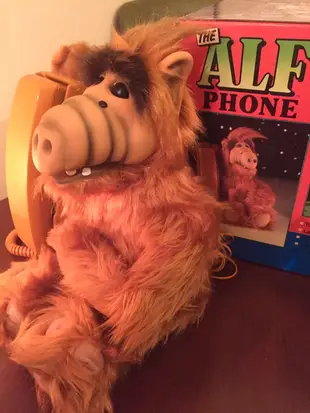 Alf 家有阿福 電話 造型電話 稀有 懷舊 復古 古董 近全新 可使用 阿福 玩偶 公仔 娃娃