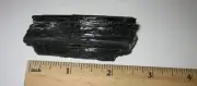 2.5" BEAUTIFUL NATURAL ROUGH BLACK TOURMALINE CRYSTAL MINERAL FROM BRAZIL 82g *7