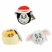Aurora World Plush - Dr. Seuss Mallows -SET OF 3 (Cat in the Hat, Lorax, Horton)