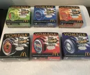NEW Complete Set Of 6 McDonald’s Yomega Yo-Yo FireStorm + XBrain D-Force yoyos