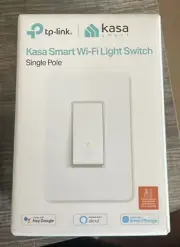 Kasa Smart Wi-Fi Light Switch ; Single Pole | Brand new; unopened