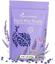 Hard Wax Beads - Lavender Stripless Hard Wax Beans - Wax beads for Hair Purple
