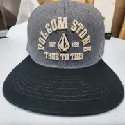 Volcom Stone - True To This Hat Gray/Black - One Size - New With Tags