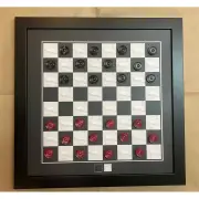 Wall Mounted Magnetic Chess, Checkers and Draughts Set