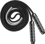 Weighted Jump Rope Workout Heavy Extra Thick Bold Adjustable Skipping Rope with Speed Ball Bearing Non-Slip