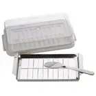 Square Butter Slicer Cutter Cheese Storage Box for cutting and freezing butter