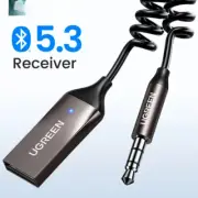 Bluetooth Receiver 5.3 Adapter Hands-Free 3.5mm Jack Music Wireless Receiver