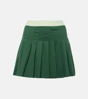 [The Upside] The Upside Oxford Sloan pleated tennis skirt AU 8 green