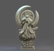 Tsukuyomi | DnD Miniatures | Tabletop Gaming| Tabletop Miniature | Clay Cyanide