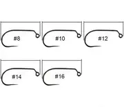 Eupheng Plus Best Barbless Fishing Hooks Competition Fishing Hook Combo Dry Nymph Strimp&Pupa Pupa& Larva jig Fly Hooks with Free Mini Fly Box (125PCS 9220 Hooks Combo)