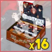 UNION ARENA TCG Jujutsu Kaisen Vol.2 Booster Box Case 16 Boxes Satoru