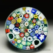 Chris Sherwin 2023 close packed millefiori glass paperweight