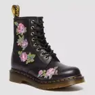 NEW Doc Martens 1460 Vonda II Floral Black Boots Roses Flowers Women's Size 7
