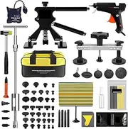 Car Dent Repair Tools、 Dent Removal Kits、 Paintless Dent Repair 、Auto Body Dent Puller Kit for Car(UK Plug)
